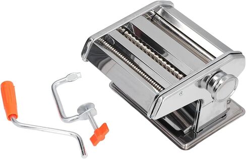 Professional Pasta Maker Machine Adjustable Settings Removable Mini Manual Noodle Machine for Home Noodle Shop Stainless Steel Silver 2684g (150 integral noodle press) in Kuwait
