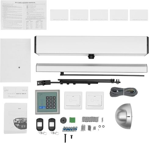 Automatic Swing Door Opener, Automatic Sliding Door Opener with 2 Remote Controllers and Control Panel, Manual Slide Door Closer for Commercial, Offices, Hotels in Saudi Arabia