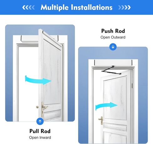 Automatic Swing Door Opener, Automatic Sliding Door Opener with 2 Remote Controllers and Control Panel, Manual Slide Door Closer for Commercial, Offices, Hotels in Saudi Arabia