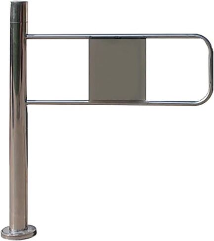 Spring-Loaded Safety Gate,Stainless Steel Automatic Door Closer for Shopping Malls Amusement Parks, Supermarkets Library Supermarket Entrance Safety Gate(60×97 cm)(Left) in Kuwait