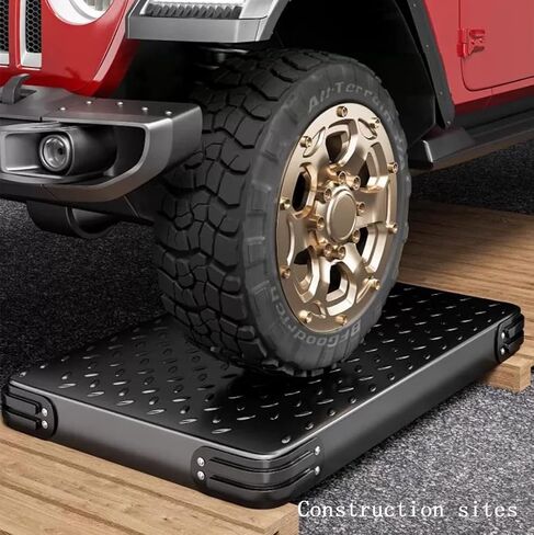 عربة صامتة ، شاحنات منصة متنقلة ، قابلة للطي لسهولة التخزين ، وعجلات دوارة بزاوية 360 درجة ، وسعة الوزن 2425 رطلاً (أسود ، 35.4x23.6 بوصة) in Kuwait