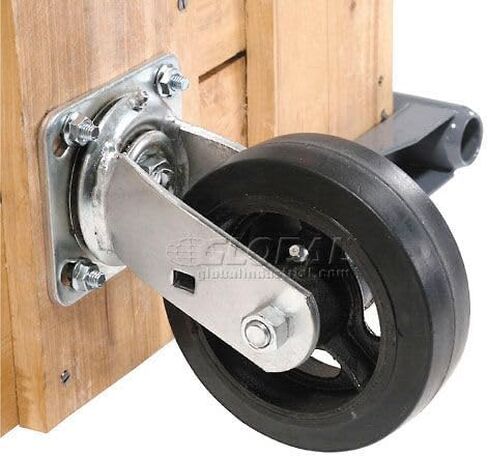 Global Industrial Platform Truck w/Hardwood Deck, 48 x 24, 2000 Lb. Capacity, 6" Rubber Casters in Kuwait