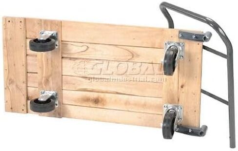 Global Industrial Platform Truck w/Hardwood Deck, 48 x 24, 2000 Lb. Capacity, 6" Rubber Casters in Kuwait