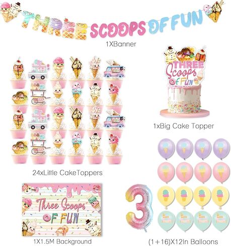 44Pcs Sweet Sassy and Seven Birthday Party Decorations Include Happy Birthday Banner-Cake Topper-Cupcake Toppers-Balloons-Backdrop for Sweet Sassy and Seven Party Supplies in Saudi Arabia