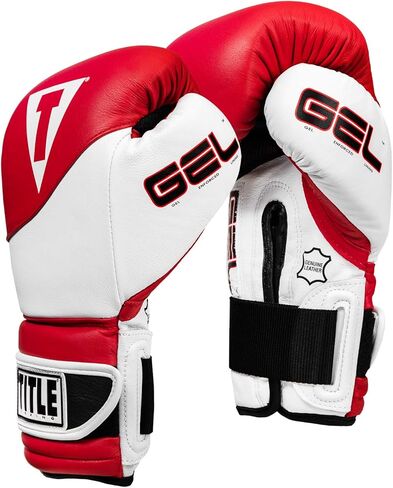 Title Boxing Gel Suspense Training Gloves, Red/White, 16 oz in Saudi Arabia