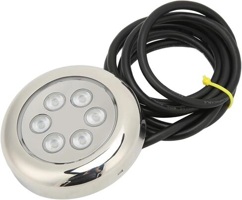 مصباح LED تحت الماء ضوء DC12V- 24 فولت IP68 ماء السباحة أضواء حمام السباحة الأضواء اليخت أضواء ذيل المياه (RGB) in Saudi Arabia
