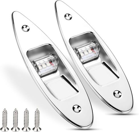 2pcs 12v LED تدفق الجبل الجانبي الإشارة الإشارة الإرشاد الإكسسوارات القارب للحصول in Saudi Arabia