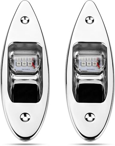 2pcs 12v LED تدفق الجبل الجانبي الإشارة الإشارة الإرشاد الإكسسوارات القارب للحصول in Saudi Arabia