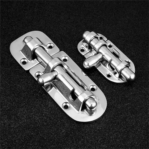 Boat Latch Stainless Steel Door Window Barrel Lock Corrosion Resistance Slide Bolt Lock for Yacht(110mm) in Saudi Arabia