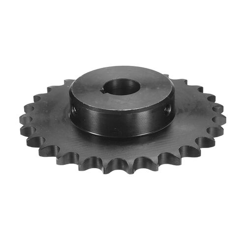 UXCELL #50 سلسلة مسننة BROOD SPROCKET B ، 1 "Bore 27 أسنان ضرس سلسلة حبلا واحدة ، الصلب الكربوني ، Keyway مع مسامير مجموعة in Saudi Arabia