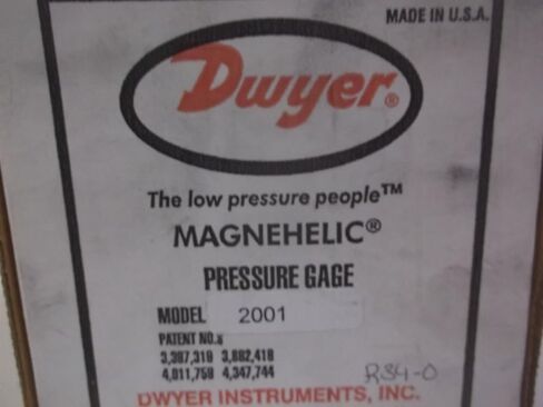 dwyer 2000 – 00 magnehelic عيار التفاضلي الضغط ، 2000: 0 – 0.25 wc in Kuwait