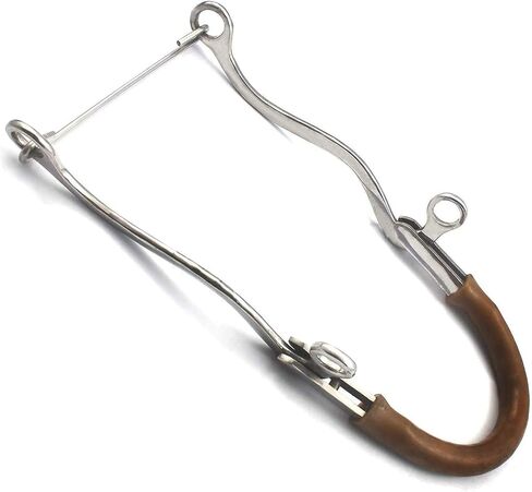 Rubber Nose Hackamore 8"- Stainless Steel BT-001 in Saudi Arabia