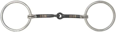 AJ Tack Loose Ring Snaffle Bit with Copper Inlays in Saudi Arabia