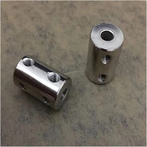 3pcs 4mm/5mm/6mm/8mm/10mm Rigid Shaft Coupling Coupler Motor Connector Sleeve #45 Steel 3D CNC(6mm-6mm) in Saudi Arabia