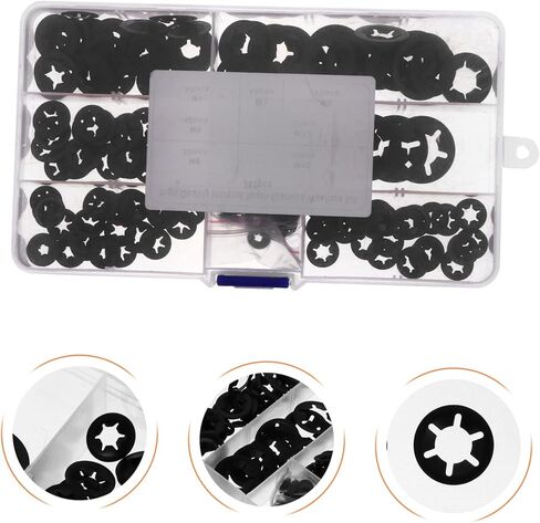 Cabilock Plum Blossom Shaped Locking Washers Manganese Steel Clips for Secure Fastening for Replacing Broken Retaining Clips from in Saudi Arabia