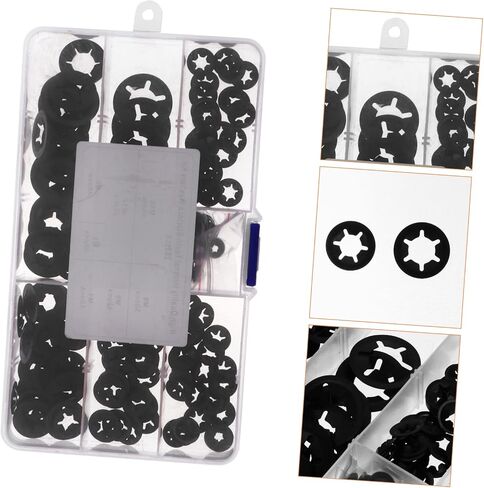 Cabilock Plum Blossom Shaped Locking Washers Manganese Steel Clips for Secure Fastening for Replacing Broken Retaining Clips from in Saudi Arabia