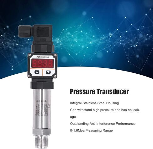 Digital Pressure Transducer Sensor 0‑1.6Mpa 4‑20mA DC 24V Pressure Transmitter Transducer OMSJD‑XQYHX‑01 Digital Display Pressure Sensor for Water Gas Oil in Saudi Arabia