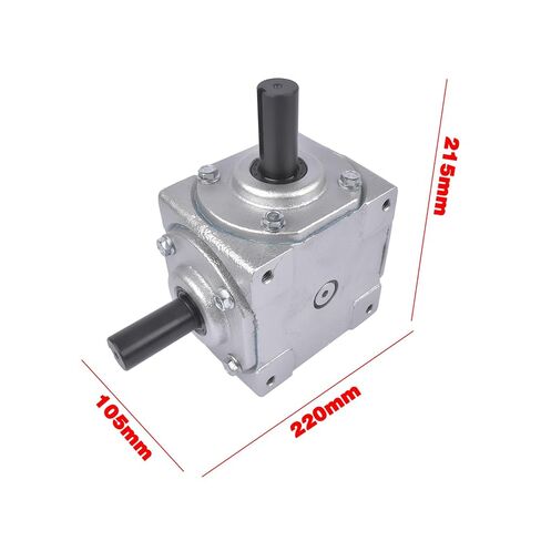40 HP Right Angle Bevel Gearbox with Crosshole & 1" Keyed Shaft 19455-SR-KW-PH-GR CW/CW 1:1 1800 Max RPM in Saudi Arabia