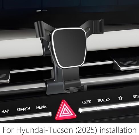 حامل هاتف السيارة لـ Hyundai Tucson 2022 2023 2024 ， Hyundai Santa Cruz 2022 2023 2024 Auto Exclification Bracket Interior Decoration Board Mobile Mobile Mount Mount in Kuwait