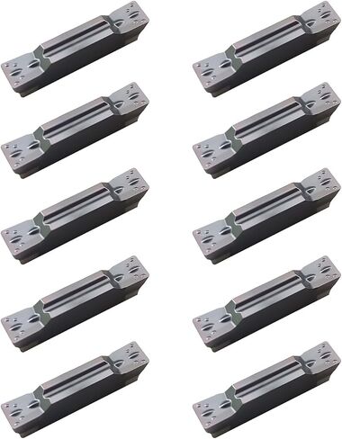 10pcs MGMN400 Carbide Grooving Inserts for MGEHR/MGIVR CNC Lathe Inserts Grooving Cut Off Turning Tool for Stainless Steel in Kuwait