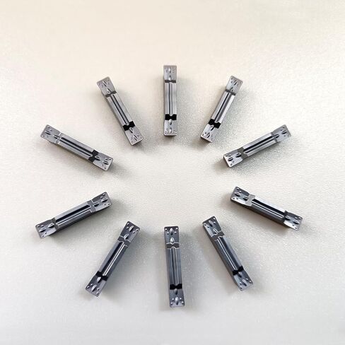 10pcs MGMN400 Carbide Grooving Inserts for MGEHR/MGIVR CNC Lathe Inserts Grooving Cut Off Turning Tool for Stainless Steel in Kuwait