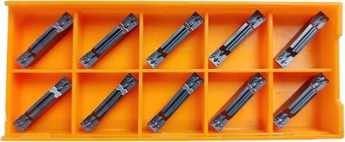 10pcs MGMN400 Carbide Grooving Inserts for MGEHR/MGIVR CNC Lathe Inserts Grooving Cut Off Turning Tool for Stainless Steel in Kuwait