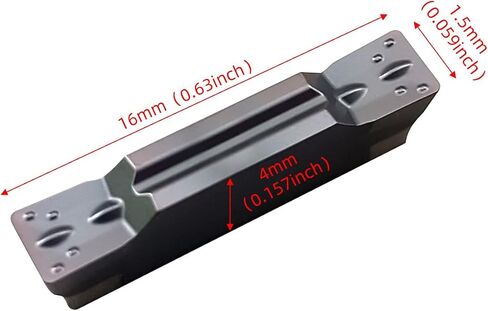 10pcs MGMN400 Carbide Grooving Inserts for MGEHR/MGIVR CNC Lathe Inserts Grooving Cut Off Turning Tool for Stainless Steel in Kuwait