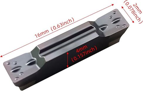10pcs MGMN400 Carbide Grooving Inserts for MGEHR/MGIVR CNC Lathe Inserts Grooving Cut Off Turning Tool for Stainless Steel in Kuwait
