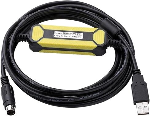 1pcs USB-SC09-FX for PLC Programming Cable Compatible FX-USB-AW FX2N/FX1N/FX0N/FX0S/FX1S/FX3U in Saudi Arabia