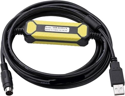 1pcs USB-SC09-FX for PLC Programming Cable Compatible FX-USB-AW FX2N/FX1N/FX0N/FX0S/FX1S/FX3U in Saudi Arabia