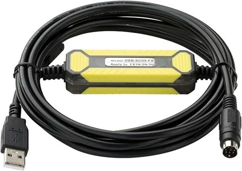1pcs USB-SC09-FX for PLC Programming Cable Compatible FX-USB-AW FX2N/FX1N/FX0N/FX0S/FX1S/FX3U in Saudi Arabia