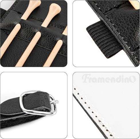 Framendino ، تسامي تسامي حاملي Tee Golf مع Tees Pu Leather Ball Bag لنقل الحرارة DIY in Saudi Arabia