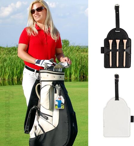 Framendino ، تسامي تسامي حاملي Tee Golf مع Tees Pu Leather Ball Bag لنقل الحرارة DIY in Saudi Arabia