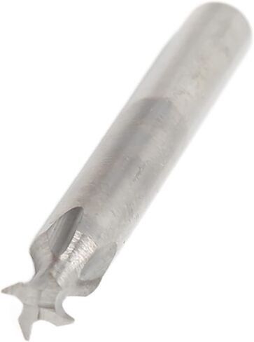 Acouto High Hardness Alloy Dovetail End Mill Cutter 5mm 4 Flutes for Fast Drilling in Various Industrial Applications (5 X 60° X 50L) in Saudi Arabia