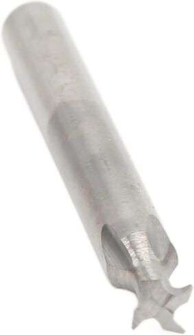 Acouto High Hardness Alloy Dovetail End Mill Cutter 5mm 4 Flutes for Fast Drilling in Various Industrial Applications (5 X 60° X 50L) in Saudi Arabia