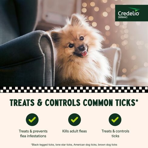 Credelio Tick & Flea الوقاية من الغش وعلاج الكلاب 50.1-100 رطل. | 6 أشهر العرض in Saudi Arabia