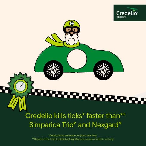 Credelio Tick & Flea الوقاية من الغش وعلاج الكلاب 50.1-100 رطل. | 6 أشهر العرض in Saudi Arabia