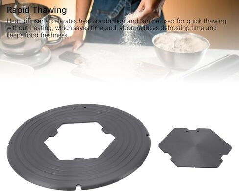 Aramox Heat Diffuser Plate, Detachable Multifunctional Cooking Induction Adapter Heat Conduction Plate Non Black with Aluminum Alloy Material in Kuwait