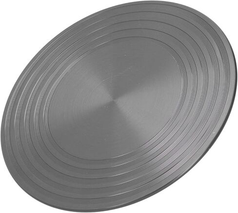 Fydun Fydun Heat Diffuser Plate ، قطره 24 سم سماكة 4 ملم موقد غاز المطبخ حرارة غير قسيمة تحريض على اللوحات الساخنة توصيل وسادة منزلية سريعة ذوبان مضاد للحرق الأسود in Saudi Arabia