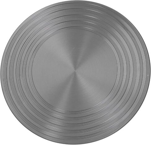 Fydun Fydun Heat Diffuser Plate ، قطره 24 سم سماكة 4 ملم موقد غاز المطبخ حرارة غير قسيمة تحريض على اللوحات الساخنة توصيل وسادة منزلية سريعة ذوبان مضاد للحرق الأسود in Saudi Arabia