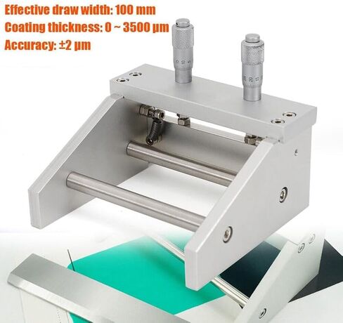 قابلة للتعديل سلاح القضيب لفيلم ، 150 ملم فيلم دكتور بليد ، جهاز إعداد فيلم Micrometer Wet Film in Saudi Arabia