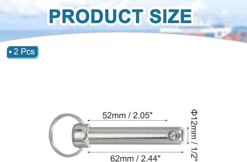 Meccanixity Quick release pins bimini Top Pin Marine Hardware Carbon Steel Boat Accessories Machinery Machinery Deck Beach in Kuwait