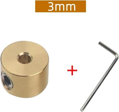 TLGH 3-12mm أدوات بتات البتات النحاسية التوقف عن الياقات الحلقة حلقة محلية حلقة مع وجع سداسي لأدوات وضع بتات الحفر الخشبية (مجموعة 10pcs) in Kuwait