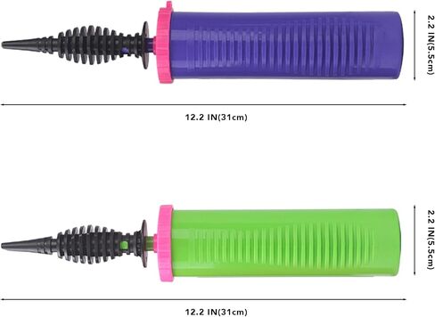 Balloon Pump Handheld Two-Way Dual Action Balloon Inflator Pumping for Foil Latex Twisting Balloon in Saudi Arabia