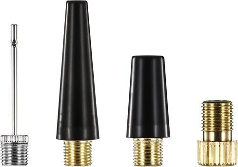 Ball Pump Needle Set Needle Nozzle Adapter Tire Pump Adapter Brass Bike Pump Adapters Balloon Inflatable Toys Nozzle for Inflatables, Sport Balls, Bicycles,Bike and Inflator Adapter Kit 4pcs in Saudi Arabia