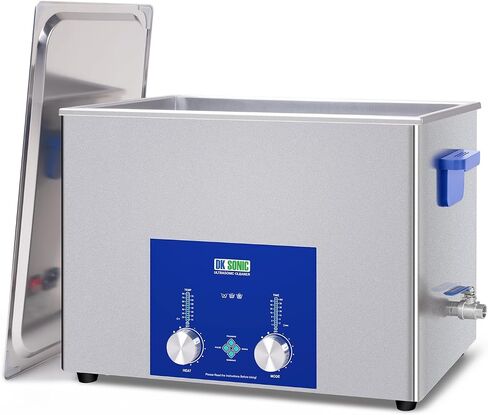 DK SONIC Industrial Ultrasonic Cleaner 37L,720W Commercial Sonic Cleaner with Encoded Timer,Heater&Basket, Multiple Functions for Carburetors, Motorcycle Engines, Chains in Kuwait