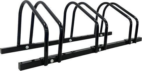 XINYI Bike Racks For Garage, 3 Bikes Stand For Garage Floor，Indoor/Outdoor bike Storage,Bicycle parking rack,Front/back Bike Stand For Mountain, Road And Kids Bikes in Saudi Arabia