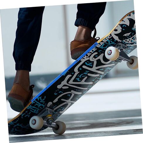 Toyandona 2PCS Skatboard Rails احترافية عظام الأضلاع المضادة للالتهاب لوازم التزلج البلاستيكية القوية على قطع الغيار البديلة المقاومة للارتداء للتزلج على التزلج in Saudi Arabia