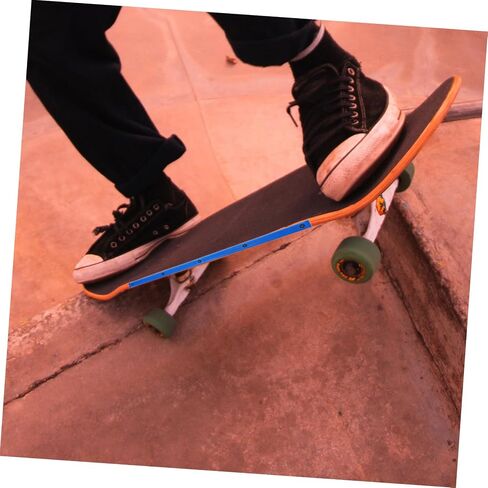 Toyandona 2PCS Skatboard Rails احترافية عظام الأضلاع المضادة للالتهاب لوازم التزلج البلاستيكية القوية على قطع الغيار البديلة المقاومة للارتداء للتزلج على التزلج in Saudi Arabia
