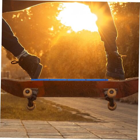 Toyandona 2PCS Skatboard Rails احترافية عظام الأضلاع المضادة للالتهاب لوازم التزلج البلاستيكية القوية على قطع الغيار البديلة المقاومة للارتداء للتزلج على التزلج in Saudi Arabia